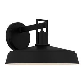 Kar8414mbk Quoizel Kar8414 Karson 9 Inch Tall Outdoor Wall Sconce - Black