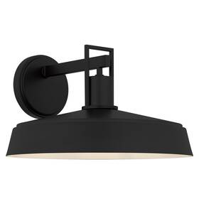 Quoizel Kar8416mbk Kar8416 Karson 10 Inch Tall Outdoor Wall Sconce - Black