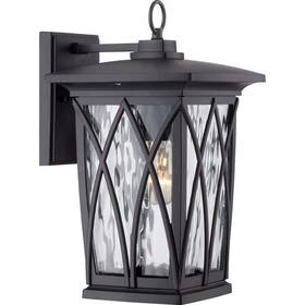 Gvr8408k Quoizel Lighting Grover 14.5 Inch Outdoor Wall Lantern Transitional Aluminum Gvr8408k Quoizel Lighting Grover 14.5 Inch Outdoor Wall Lantern Transitional Aluminum