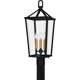 Hul9009mbk Quoizel Lighting - Hull 3 Light Outdoor Post Lantern In Traditional Hul9009mbk Quoizel Lighting - Hull 3 Light Outdoor Post Lantern In Traditional