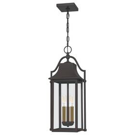 Man1911wt Quoizel Lighting - Three Light Outdoor Hanging Lantern Manning 3