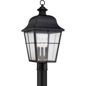Mhe9010k Quoizel Lighting Millhouse - 3 Light Outdoor Post 21.5 Inches High Lantern