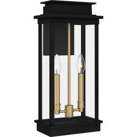 Noe8409mbk Quoizel Lighting - Noelle 2 Light Outdoor Wall Lantern In Traditional