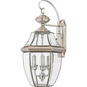 Ny8318p Quoizel Lighting Newbury - 3 Light Large Wall Lantern 22.5 Inches High-pewter Finish Outdoor Ny8318p Quoizel Lighting Newbury - 3 Light Large Wall Lantern 22.5 Inches High-pewter Finish Outdoor