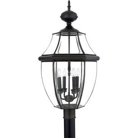Ny9045z Quoizel Lighting - Four Light Outdoor Post Mount Lantern Newbury 4