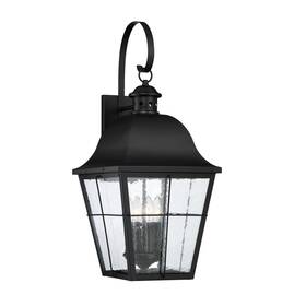 Mhe8412k Quoizel Mhe8412 Millhouse 4 Light 27-1/4 Inch Tall Outdoor Wall - Black