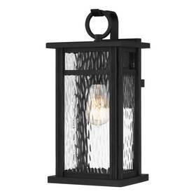 Moi8408ek Quoizel Moira 7.75 Inch 1-light Earth Black Outdoor Wall Lantern Sconce With