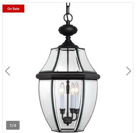 Ny1179k Quoizel 3-light Newbury Outdoor Lantern In Mystic Black