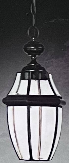 Nycl1911k Quoizel Newbury Mystic Black Outdoor Led Hanging Lantern Beveled Glass