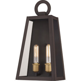 Quoizel Ppt8410oz Poplar Point 2 Light 19 Inch Old Bronze Outdoor Wall Lantern Quoizel Ppt8410oz Poplar Point 2 Light 19 Inch Old Bronze Outdoor Wall Lantern