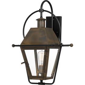 Ro8418iz Quoizel Rue De Royal 1-light Outdoor Wall Lantern In Industrial Bronze Ro8418iz Quoizel Rue De Royal 1-light Outdoor Wall Lantern In Industrial Bronze