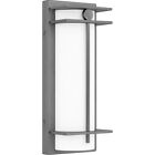 Syn8406tt Quoizel Syndall Led 14 Inch Titanium Outdoor Wall Lantern Medium