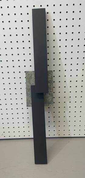Tod8404ek Quoizel Todman 24 Inch Tall Led Outdoor Wall Sconce - Earth Black
