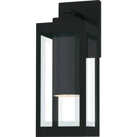 Wvr8005ek Quoizel Westover 1lt 14 Inch Outdoor Lantern Earth Black/clear Beveled -