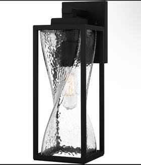 Zar8405mbk Quoizel Zar8405 Zarah 15 Inch Tall Outdoor Wall Sconce - Black