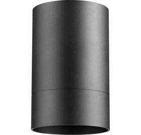 320-69 Quorum International Cylinder 4.25 Inch Outdoor Flush Mount In Noir