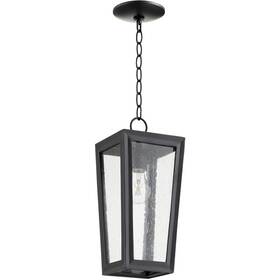 716-6-69 Quorum International Bravo 1 Light 7 Inch Noir Outdoor Pendant