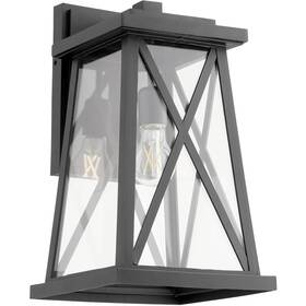725-16-69 Quorum International Artesno Outdoor Wall Light Textured Black
