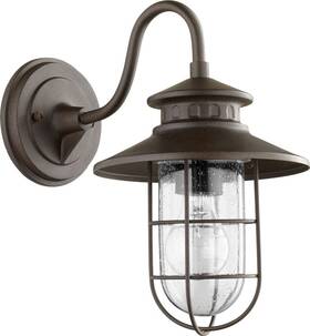 7696-86 Quorum Lighting Moriarty - 1 Light Small Outdoor Wall Lantern In Transitional Style 8 Inches