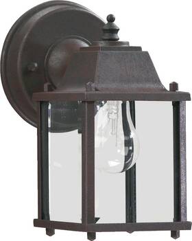 780-5 Quorum Lighting 1 Light Outdoor Wall Lantern In Style - 4.5 Inches Wide By 8.5 High-rust 780-5 Quorum Lighting 1 Light Outdoor Wall Lantern In Style - 4.5 Inches Wide By 8.5 High-rust