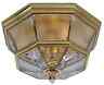 Qzcf855pb Roseto Brass Outdoor Ceiling Fixture With Clear Glass Qzcf855pb Roseto Brass Outdoor Ceiling Fixture With Clear Glass