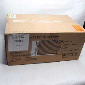 165001 Rayman Led Black Angle Shade Gooseneck Barn Light 4000 Lumens