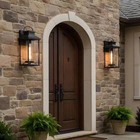 Rccfbhm 313093518575 Light Pro 17 Inch Black Not Motion Sensing Anti-rust Outdoor Hardwired Wall Lante