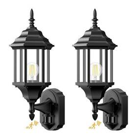 Redluck 741421933026 Motion Sensor Outdoor Porch Lights - 2 Pack 16 Inch Dusk To Dawn Exte