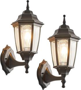 Fcb007-2-bk Refice 2-pack Waterproof Outdoor Light Fixtures Wall Mount Aluminum Exterior Por Fcb007-2-bk Refice 2-pack Waterproof Outdoor Light Fixtures Wall Mount Aluminum Exterior Por
