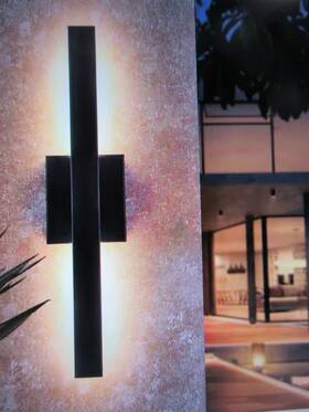 Wl8101-45178 Rennnsan Felix 1-light Black Outdoor Hardwired Cylinder Led Wall Sconce