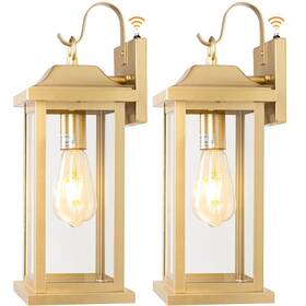 Roravilila-gold-d2d-2pk Roravilila Large Gold Outdoor Sconces Dusk To Dawn 2-pack 17 Inch Porch Light Pho Roravilila-gold-d2d-2pk Roravilila Large Gold Outdoor Sconces Dusk To Dawn 2-pack 17 Inch Porch Light Pho