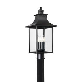 Qzpl5810 Roseto Coffey 3 Light 22 Inch H Outdoor Post