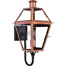 Mvws3453ac Roseto Qzws3453 Copper Single Light 21inch.h Outdoor Wall Sconce Mvws3453ac Roseto Qzws3453 Copper Single Light 21inch.h Outdoor Wall Sconce