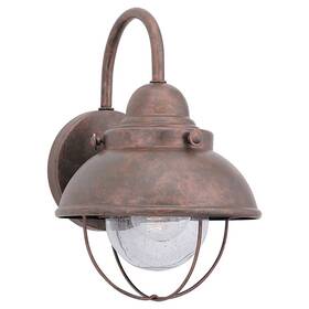 Sgws79277wtc Roseto Sgws79277 Calhoun 1 Light 11 Inch Tall Outdoor Wall Sconce - Copper