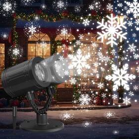 Sw-pl-01 Rovmiment Christmas Projector Lights Outdoor Snowflake Night Black Sw-pl-01 Rovmiment Christmas Projector Lights Outdoor Snowflake Night Black