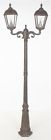 119246 Royal Id Double Post Lamp Solar