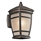 49271rzfl Rubbed 1 Mcadams Kichler Light Sconce Outdoor Wall Bronze 49271rzfl Rubbed 1 Mcadams Kichler Light Sconce Outdoor Wall Bronze