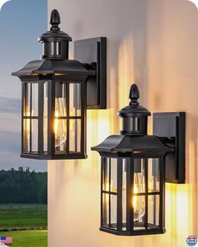 B0drx6kcwc Rust-oleum 2 Pack Motion Sensor Outdoor Wall Lights Dusk To Dawn Black Anti-rust B0drx6kcwc Rust-oleum 2 Pack Motion Sensor Outdoor Wall Lights Dusk To Dawn Black Anti-rust