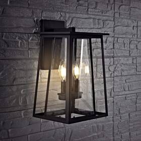 Plt4005a Safavieh 889048815728 Velza 2-light Black Wall Led Bulb Included Outdoor Lantern Plt4005a Safavieh 889048815728 Velza 2-light Black Wall Led Bulb Included Outdoor Lantern