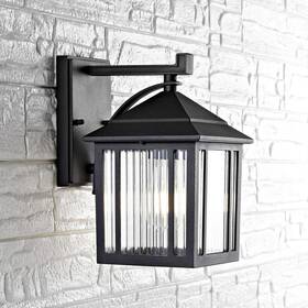 Plt4009a Safavieh 889048815766 Lighting Ranzi Black Wall Led Bulb Included Outdoor Lantern