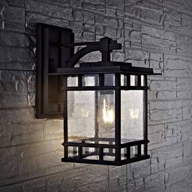 Plt4014a Safavieh 889048815810 Lighting Rolran Black Wall Led Bulb Included Outdoor Lantern