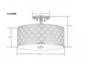 2172771566 Safavieh Flu4000b Kora Flush Mount Reduced Price