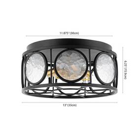 2172789813 Safavieh Flu4047a Ander 3lt 13 Inch Flush Mount Reduced Price