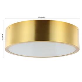2172769100 Safavieh Flu4092a Reda 3lt 15 Inch Flush Mount Reduced Price