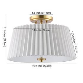 2172782865 Safavieh Flu4100a Larlon 3lt 16 Inch Flush Mount Reduced Price