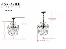 2172770492 Safavieh Lit4437a Luna Chandelier Reduced Price