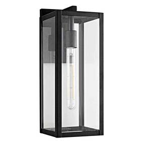 Plt4007a Safavieh Wall Lantern Sconce 1-light Modern Black Metal Frame Clear Glass Shade Plt4007a Safavieh Wall Lantern Sconce 1-light Modern Black Metal Frame Clear Glass Shade