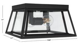 2172786523 Safavieh Plt7029a Rydler 11 Inch Outdoor Flush Mount Reduced Price