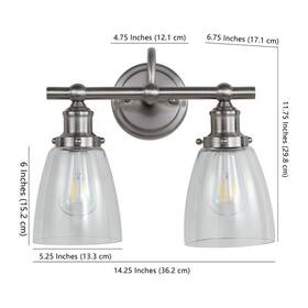 2172755397 Safavieh Scn4045a Layton Two Light Sconce Reduced Price