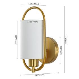 2172756323 Safavieh Scn4071a Haldea 6.25 Inch Wall Sconce Reduced Price